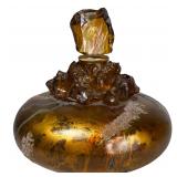 Abstract Art Glass Perfume Display Bottle