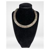 Rajasthan Sterling Silver Bib Necklace Choker
