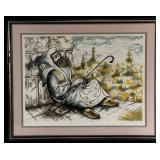Zvi Livni Signed LE Judaica Lithograph