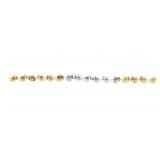 14K WHITE & YELLOW GOLD 0.04 CTW DIAMOND EARRINGS