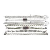STERLING SILVER CHAIN FASHION BRACELETS