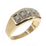 14K YELLOW GOLD 0.40 CTW DIAMOND BAND