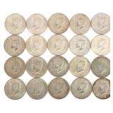 US 40% SILVER 50C KENNEDY HALF DOLLAR COINS - $10