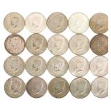 US 40% SILVER 50C KENNEDY HALF DOLLAR COINS - $10