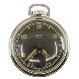 STAINLESS STEEL WESTCLOX "POCKET BEN" POCKET WATCH
