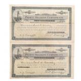 20TH C. PROFIT SHARING CERTIFICATES FRESNO PETRO.