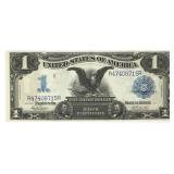 1899 US $1 SILVER CERTIFICATE BLACK EAGLE LARGE NO