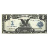 1899 US $1 SILVER CERTIFICATE BLACK EAGLE LARGE NO