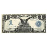 1899 US $1 SILVER CERTIFICATE BLACK EAGLE LARGE NO