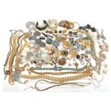GOLD-TONE & SILVER-TONE COSTUME JEWELRY