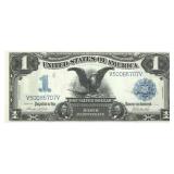 1899 US $1 SILVER CERTIFICATE BLACK EAGLE LARGE NO