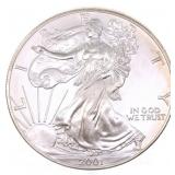 2001 US SILVER EAGLE $1 COIN - UNC