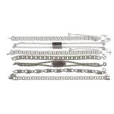 STERLING SILVER CHAIN FASHION BRACELETS