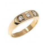18K YELLOW GOLD 0.33 CTW DIAMOND BAND