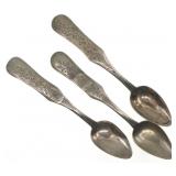 .833 SILVER DANISH TEASPOONS