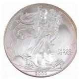 2000 US SILVER EAGLE $1 COIN - DIE ERROR