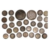 SILVER BRITISH & CANADIAN COINS