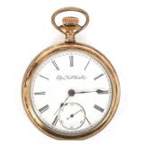 ELGIN GOLD-FILLED CASE OPEN FACE POCKET WATCH