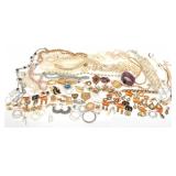 GOLD-TONE & SILVER-TONE COSTUME JEWELRY