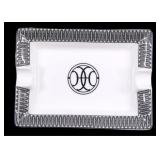 HERMES PORCELAIN H-DECO MINIATURE ASHTRAY