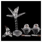 SWAROVSKI CRYSTAL FIGURINES - LOT OF 4