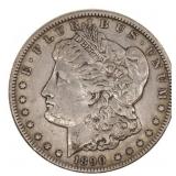 1890-CC US SILVER MORGAN DOLLAR COIN