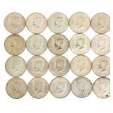 US 40% SILVER 50C KENNEDY HALF DOLLAR COINS - $10