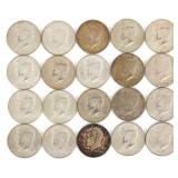 US 40% SILVER 50C KENNEDY HALF DOLLAR COINS - $10