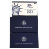 1987 & 1999 US MINT PROOF SETS