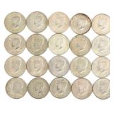 US 40% SILVER 50C KENNEDY HALF DOLLAR COINS - $10