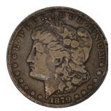 1879-CC US SILVER MORGAN DOLLAR COIN