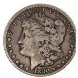 1880-CC US SILVER MORGAN DOLLAR COIN