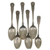 ENGLISH STERLING SILVER TEASPOONS