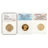 US $1 COMMEMORATIVE COINS ANACS, NGC