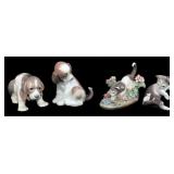 LLADRO PORCEALIN FIGURINES - LOT OF 4