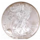 2002 US SILVER EAGLE $1 COIN - UNC