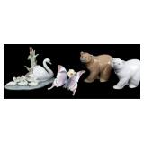 LLADRO PORCELAIN FIGURINES - LOT OF 4