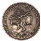 1968 MEXICAN SILVER OLYMPIC COMMEMORATIVE 25 PESOS
