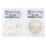 2006 US SILVER EAGLE $1 COINS PCGS MS69 FIRST STRI
