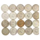 US 40% SILVER 50C KENNEDY HALF DOLLAR COINS - $10