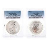 2023-2024 CANADA & GREAT BRITAIN SILVER $2 COINS P