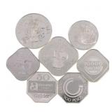 STERLING SILVER WORLD CASINO TOKENS BY FRANKLIN MI