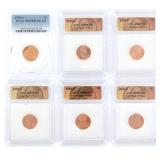 US 1C LINCOLN COINS PCGS & ICG