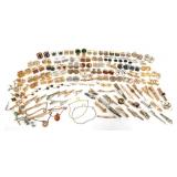 GOLD-TONE & SILVER-TONE CUFFLINKS, TIE-CLIPS, & ST