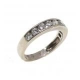 14K WHITE GOLD 1 CTW DIAMOND BAND