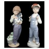 LLADRO PORCELAIN FIGURINES - LOT OF 2