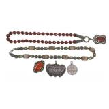 STERLING SILVER SEMI-PRECIOUS STONE BEADED JEWELRY