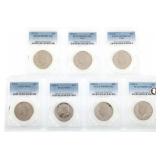 US 50C KENNEDY HALF DOLLAR COINS PCGS GRADED