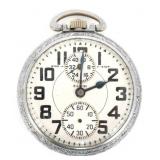ELGIN NICKEL CASE FATHER TIME RAILROAD GRADE POCKE