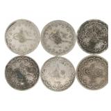 OTTOMAN EMPIRE 20 KURUS SILVER COINS